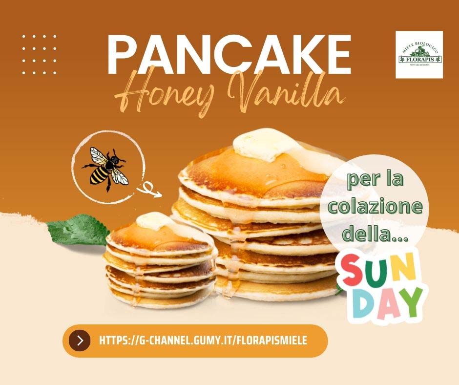 Che pancake sarebbero senza il miele Florapis?